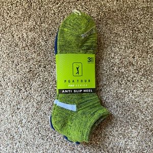 PGA Tour Anti-Slip Golf 3-Pack Socks